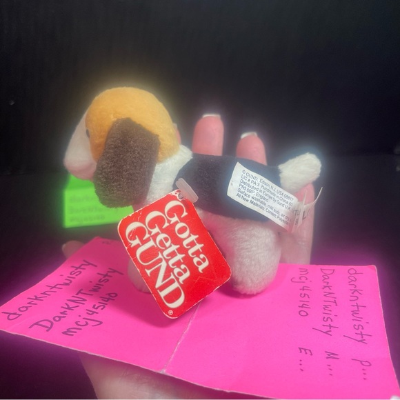 Vintage NWT GUND LITTLEBITS Beagle 3” plush - Picture 4 of 16